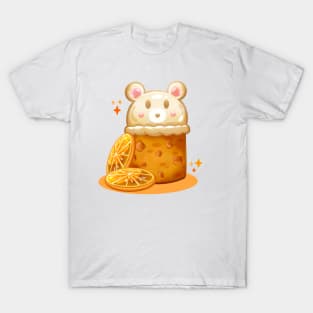 Bear Orange Cake T-Shirt